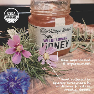Raw Organic Wildflower Honey
